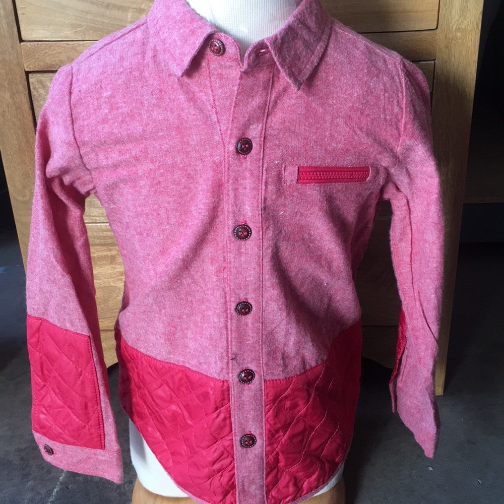 Boys fashion long sleeve shirt